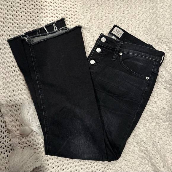 J CREW DEMIN WOMENS 9”BILLIE DEMI BOOT CROP 26 CROP INSEAM 15 1/2 LEG OPENING 31 - Picture 2 of 14